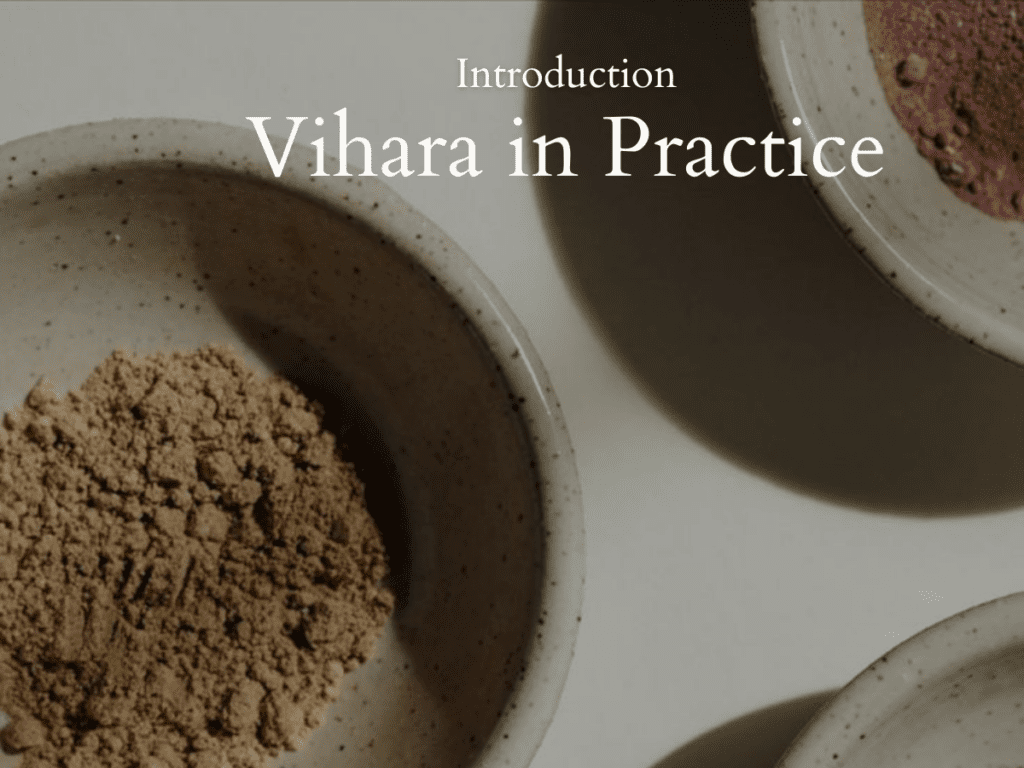 Vihara in Practice